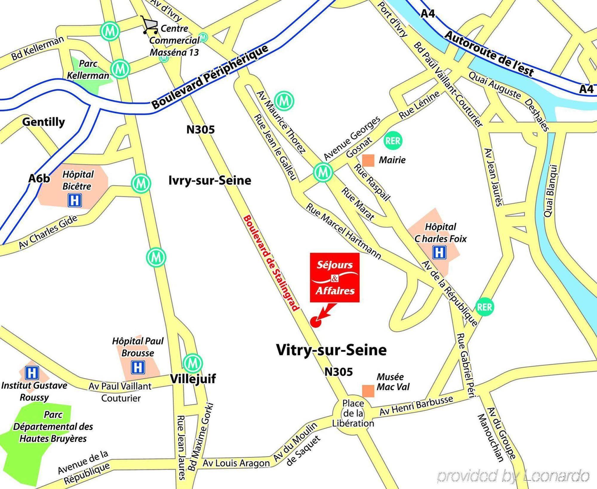 Sejours & Affaires Paris-Vitry Vitry-sur-Seine Exterior foto